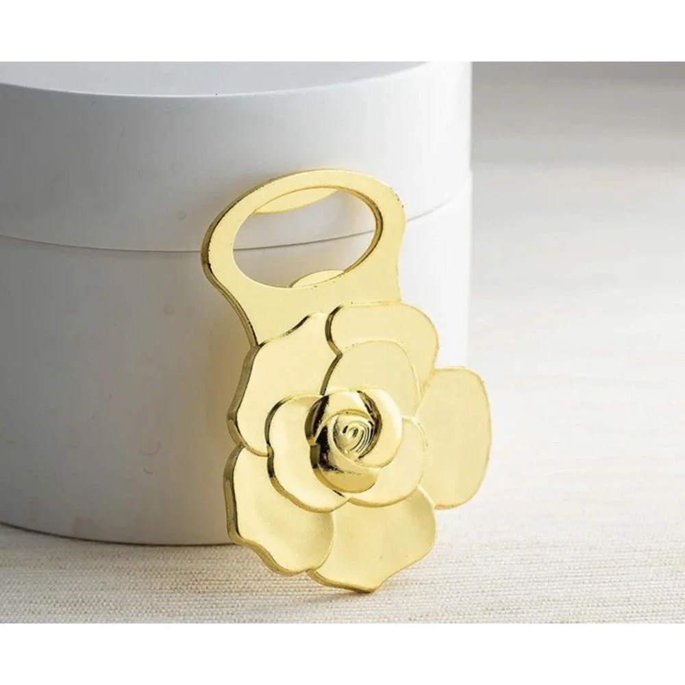 1 Rose Flower Shape Bottle Opener